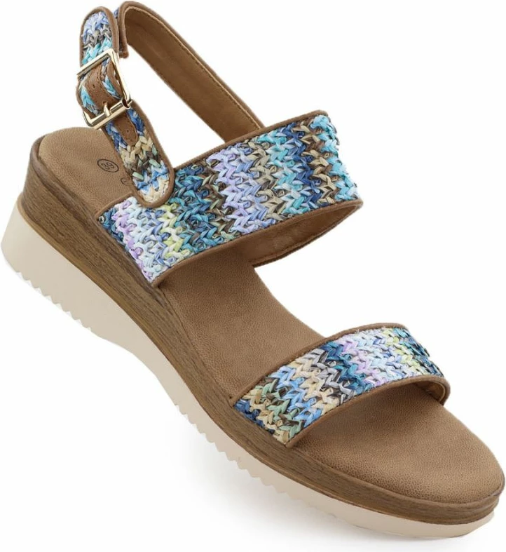 Sandale me platformë Potocki 45302, të kaltërta