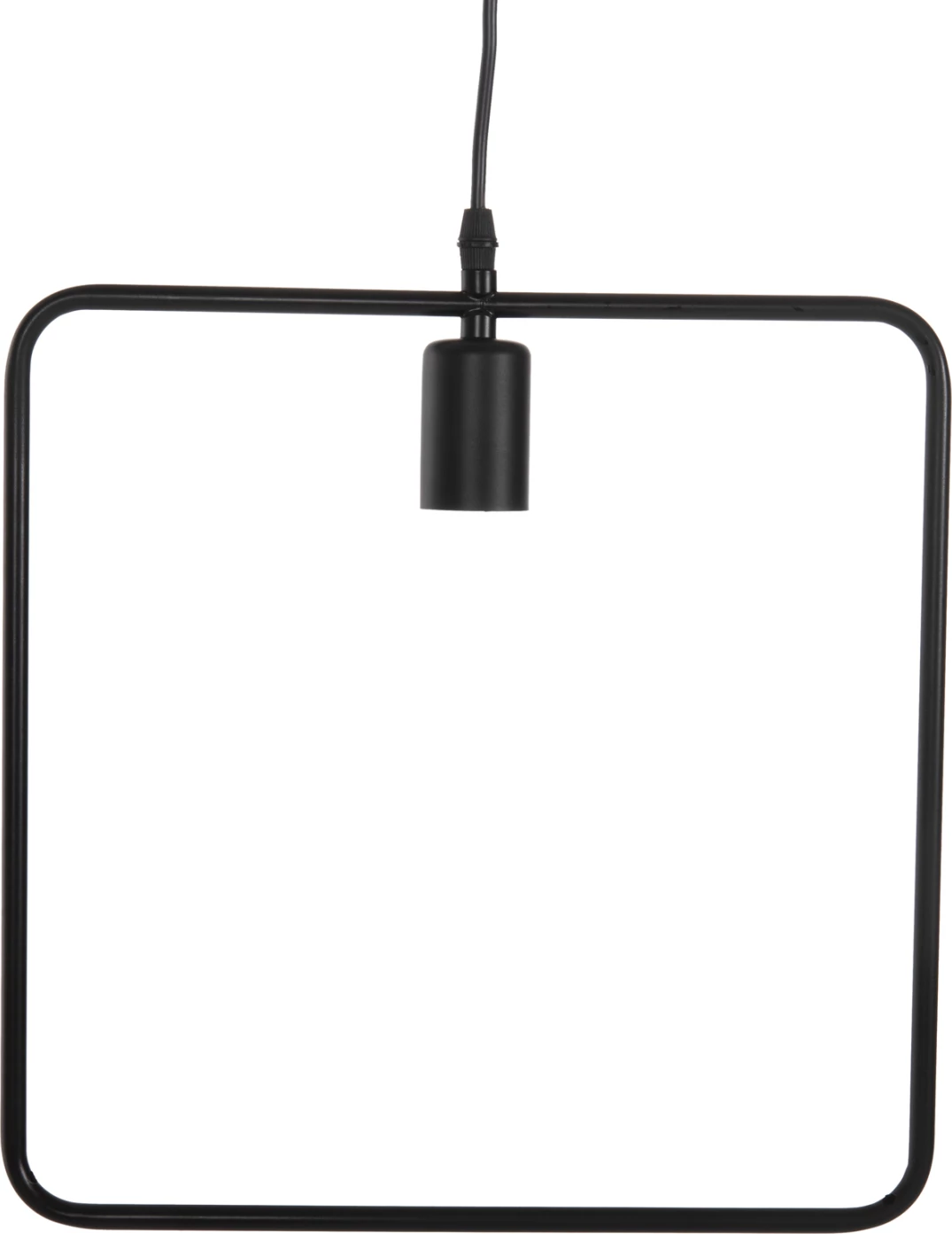 Llambë varëse tavani, metal i zi, FH4095, 33x33x134H cm