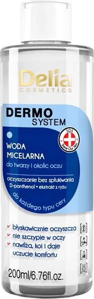 Ujë micelar për femra Delia Dermo System 200ml