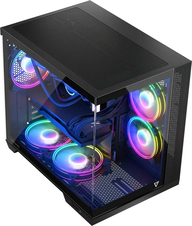 Kasë MODECOM Volcano Panorama NF Midi, ATX, ITX, Micro ATX, Gri