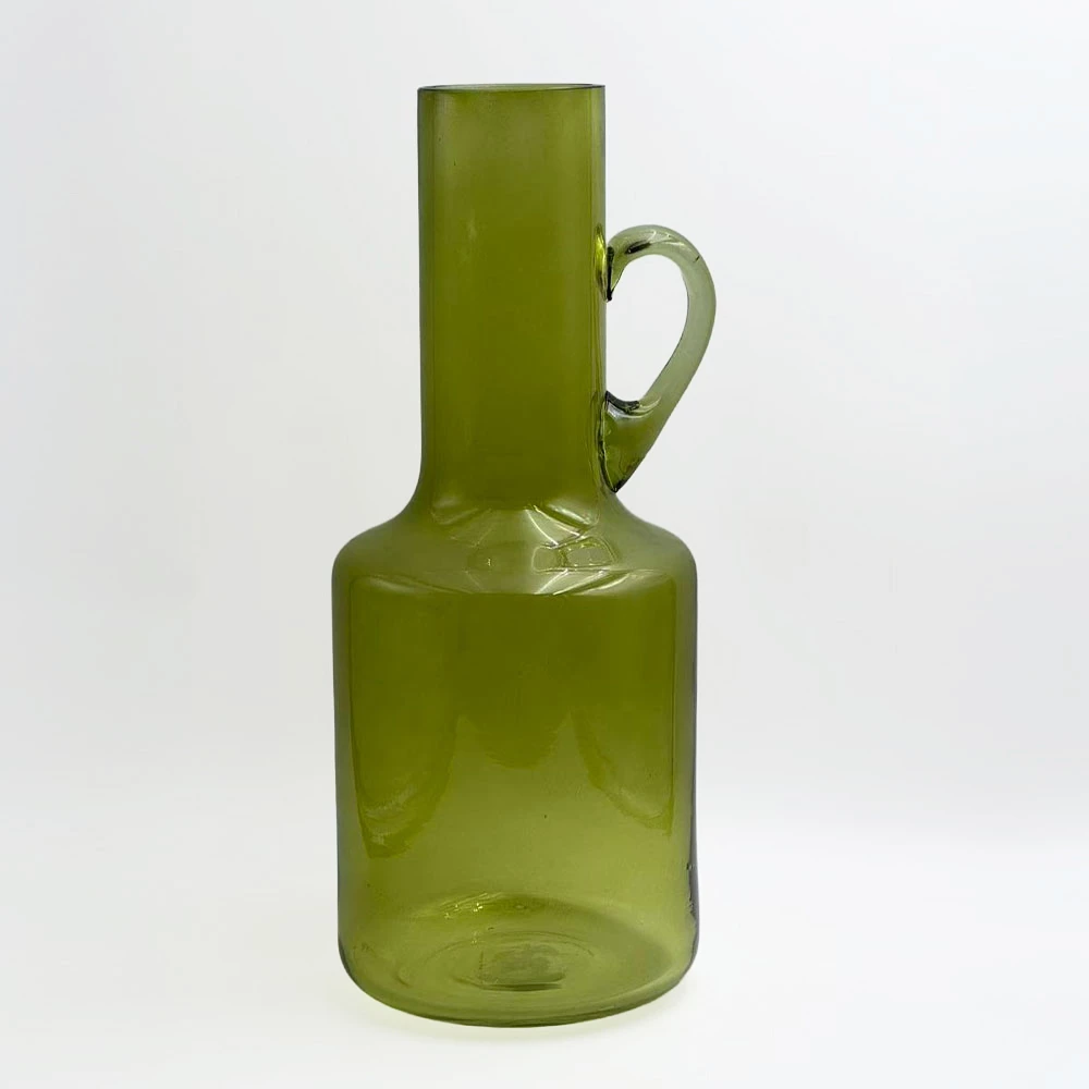 Vazo qelqi ARTISAN, ngjyrë e gjelbër, 14x14x35cm