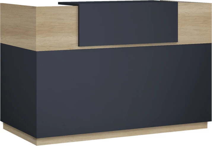 Banak recepsioni Lotus, ngjyrë lis dhe antracit, 200x70x110cm