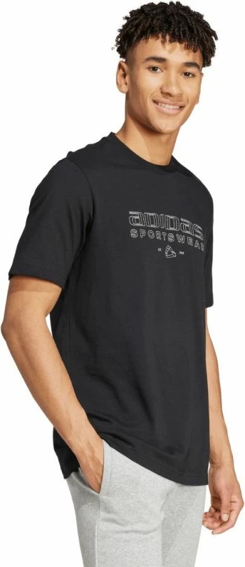 Maicë për meshkuj adidas, e zezë