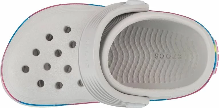 Papuqe Crocs për fëmijë, me shkëlqim