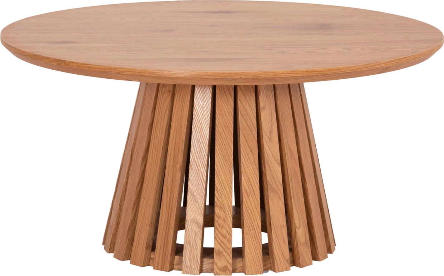 Tavolinë kafeje FB918024 MDF, ngjyrë druri natyral e çelët, Φ80x40,5H cm.