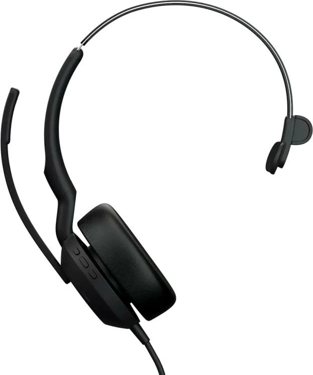 Kufje me mikrofon Jabra Evolve2 50 MS Mono 25089-899-799, me kabllo 1.5 m, të zeza