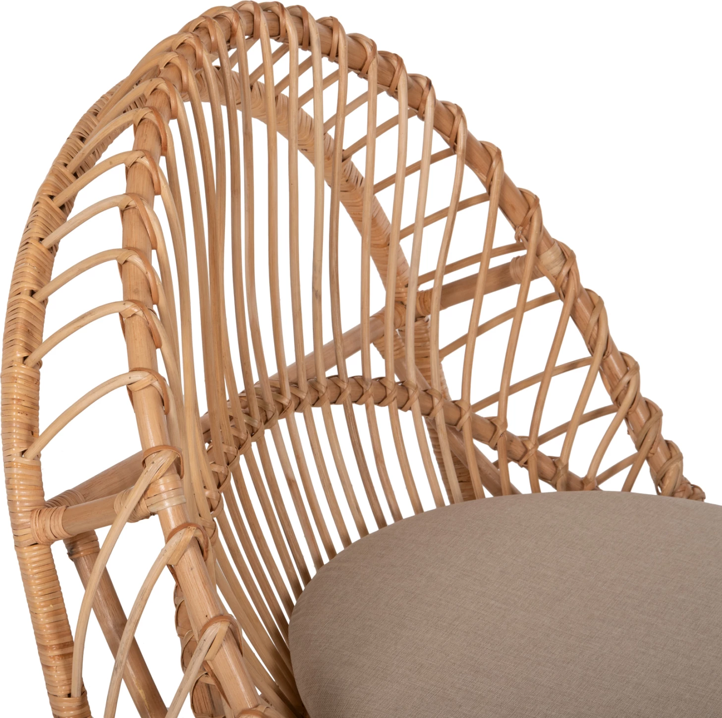 Karrige Entropy FH9840.01, ratan natyral, jastëk krem, 80x97x85H cm