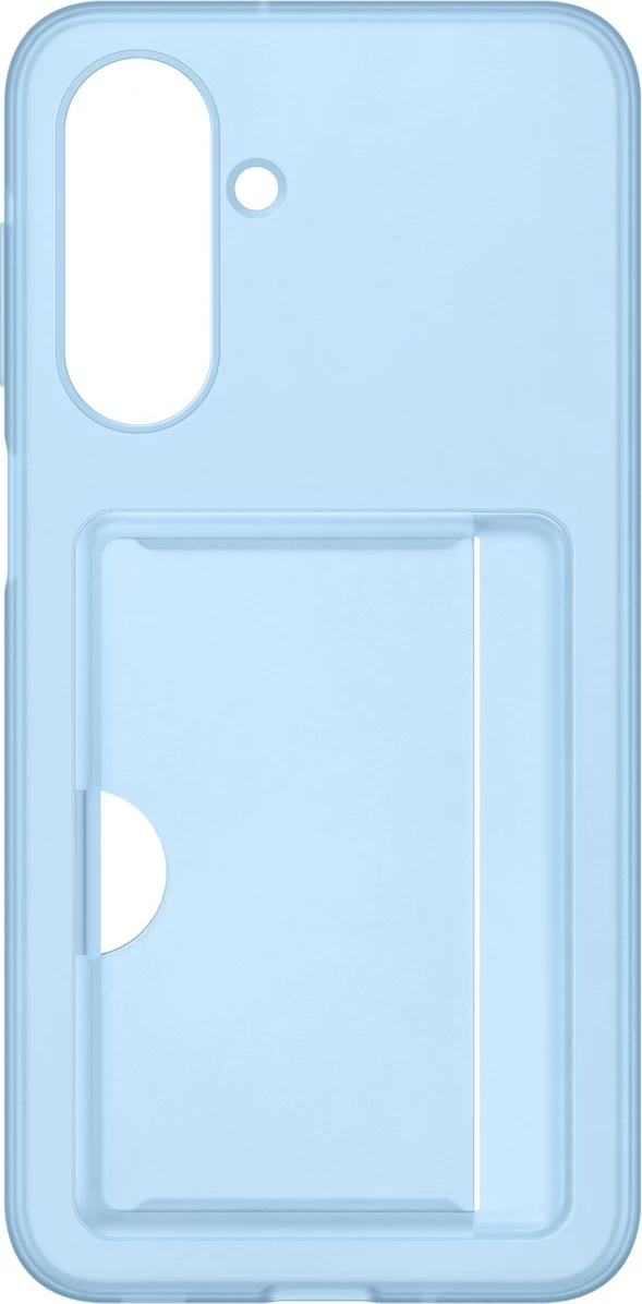 Mbështjellës Samsung Galaxy A17 Card Slot, transparent, blue