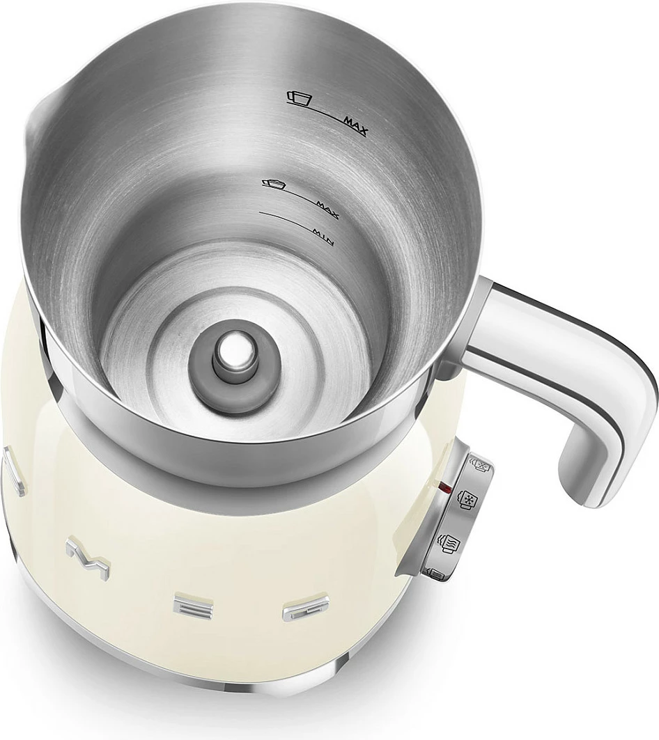 Makineri për shkumë qumështi SMEG MFF11CREU, 500W, inox/plastik, krem