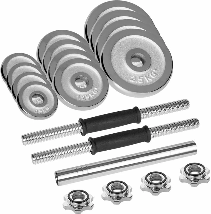 Set pesha dore të rregullueshme Rebel, krom