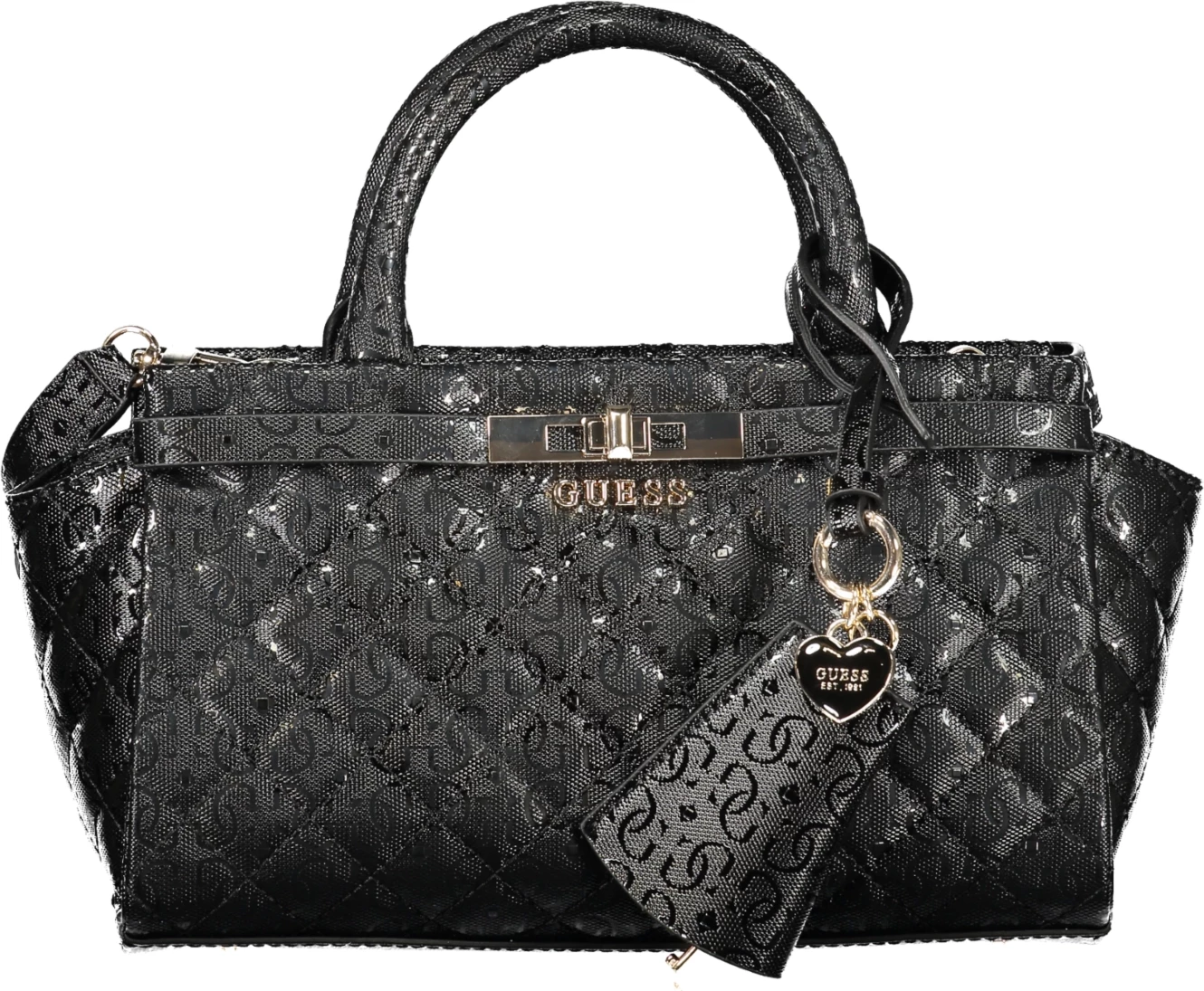 Çantë GUESS JEANS IDRA femra, e zezë