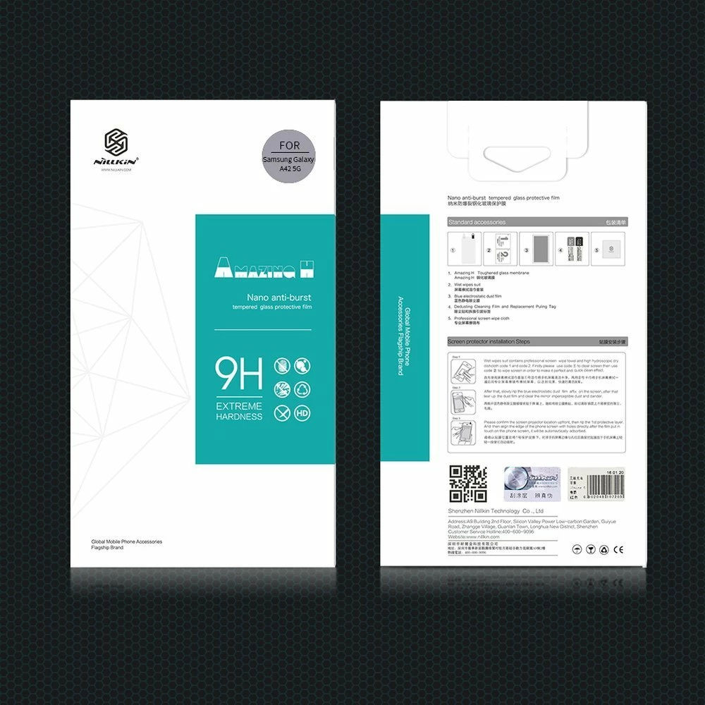 Xham mbrojtës Nillkin Amazing H për Samsung Galaxy A42 5G, Transparent