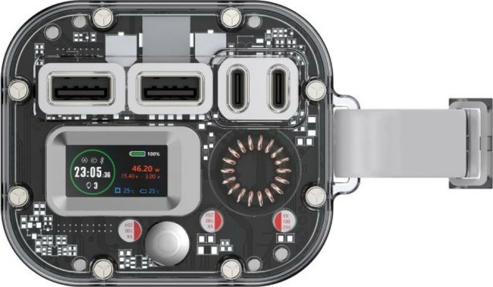 Power bank 4smarts Lucid Ultra KAT07305 40000mAh 100W IP67 2x USB-C + 2x USB-A, gri