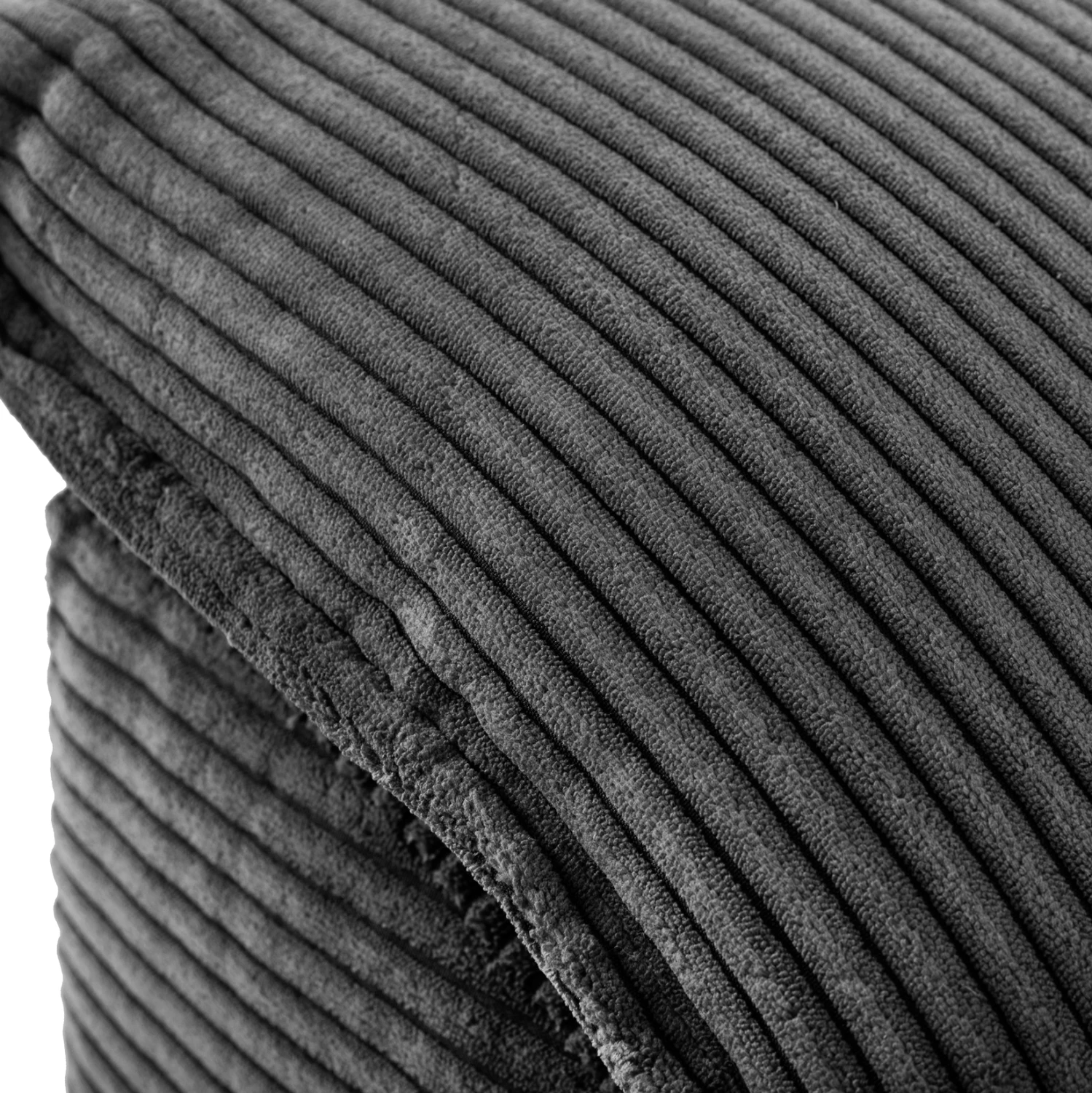 Kënd divan-shtrat me hapësirë ruajtëse ALDO FH3276.02R pëlhurë antracit 256x91-159x87Hcm