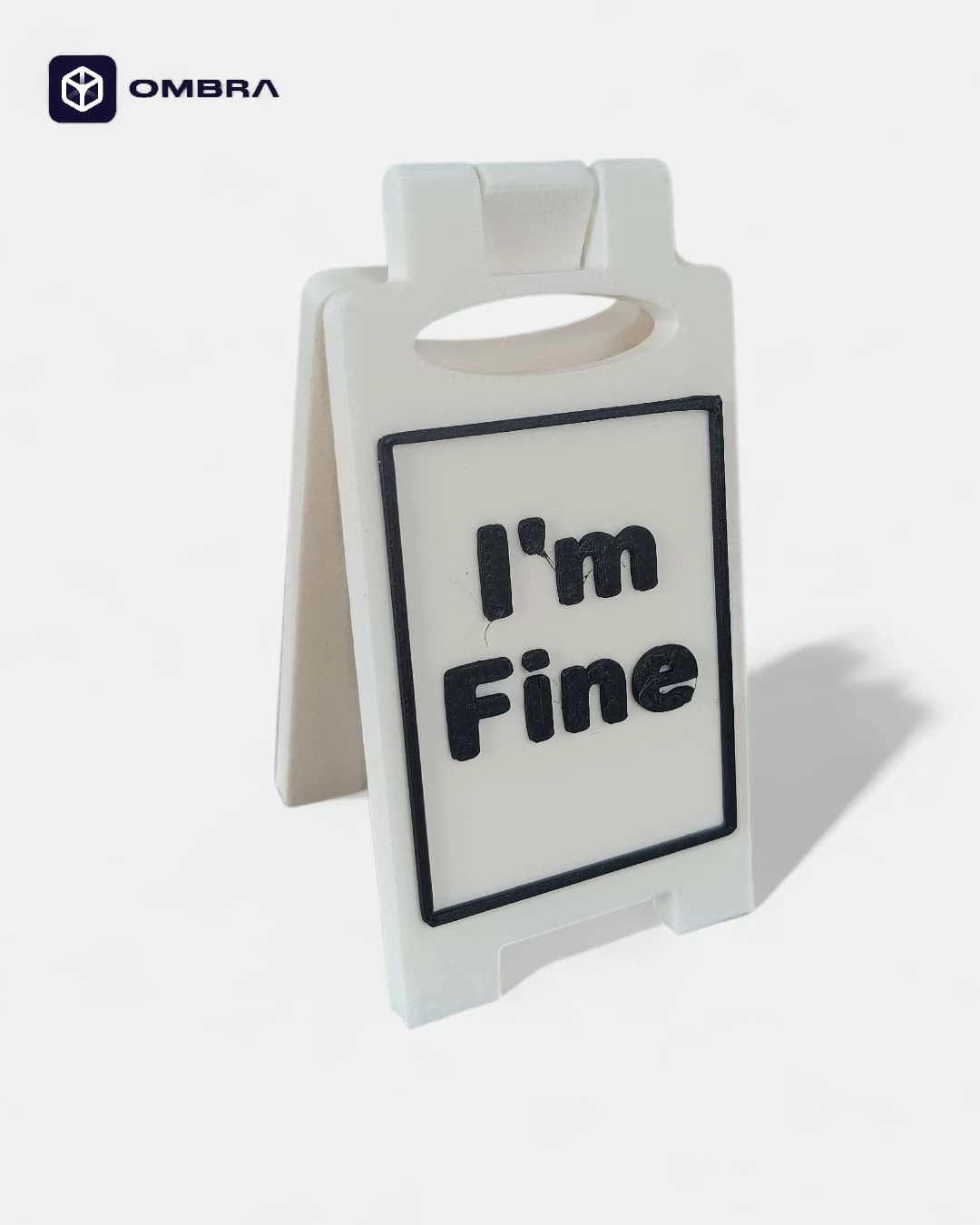 Tabelë "I'm Fine" - E bardhe