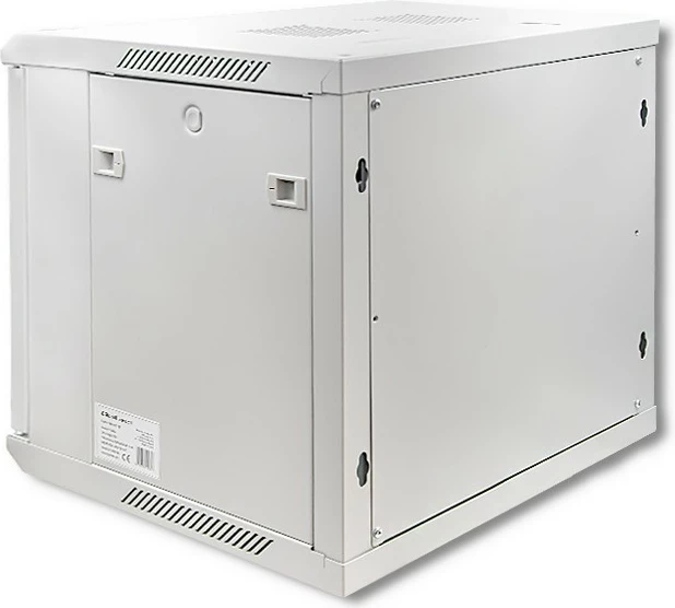 Kasë RACK Qoltec 9U, 600x600x500mm, për mur, Gri