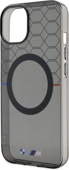 Mbështjellës BMW Pattern MagSafe për iPhone 14 Plus, Gri