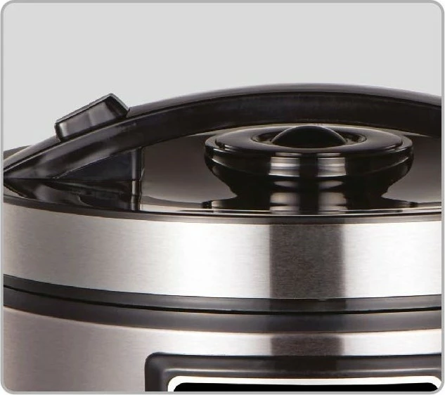 Multicooker Feel-Maestro MR-793, 5 L, 42 programe, 900 W, ekran LCD, i zi/argjendtë