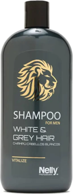 Nelly Professional Men Shampoo White &amp; Grey Hair