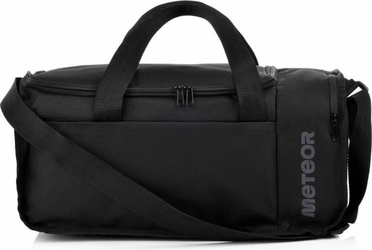 Çantë fitness Meteor, unisex, e zezë