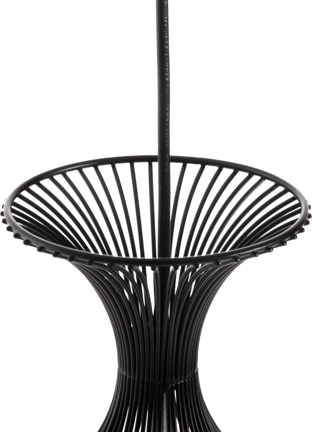 Llambë varëse tavani, metal i zi, FH4186, 20x20x131H cm