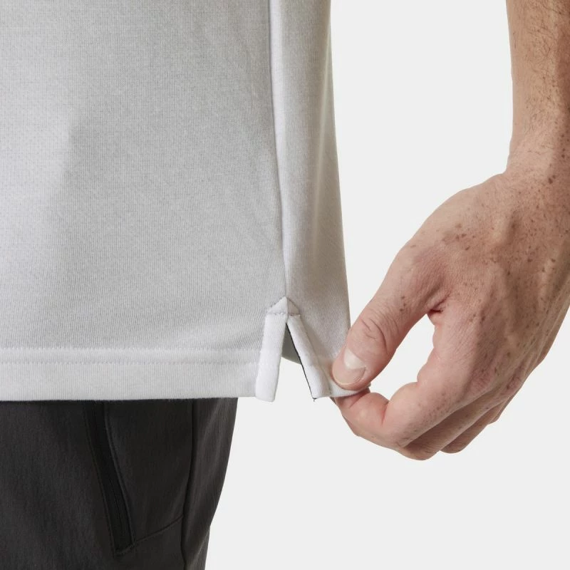 Maicë polo me zip për meshkuj Helly Hansen, e bardhë