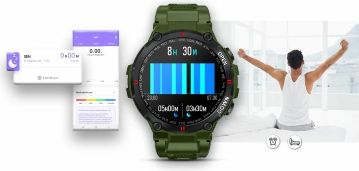 Smartwatch Giewont, e gjelbër