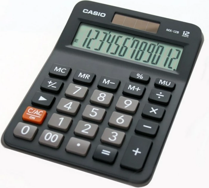 Kalkulator zyre Casio MX-12B, 12 shifra, i zi