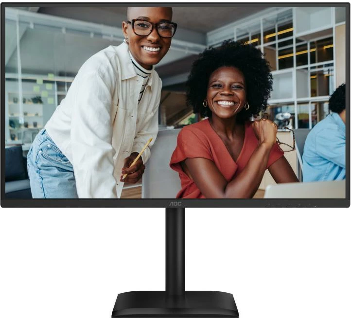 Monitor, AOC Q27E4U, 27" QHD 2560x1440, 120Hz, IPS, këmbë e rregullueshme, anti-blue light, e zezë