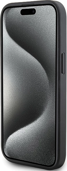 Mbështjellës Karl Lagerfeld Quilted K Pattern për iPhone 15, i zi