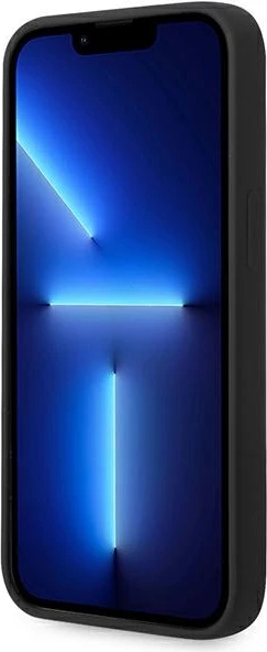 Mbështjellës BMW BMHMP14MSLBLBK për iPhone 14 Plus 6.7", silikon, MagSafe, zi