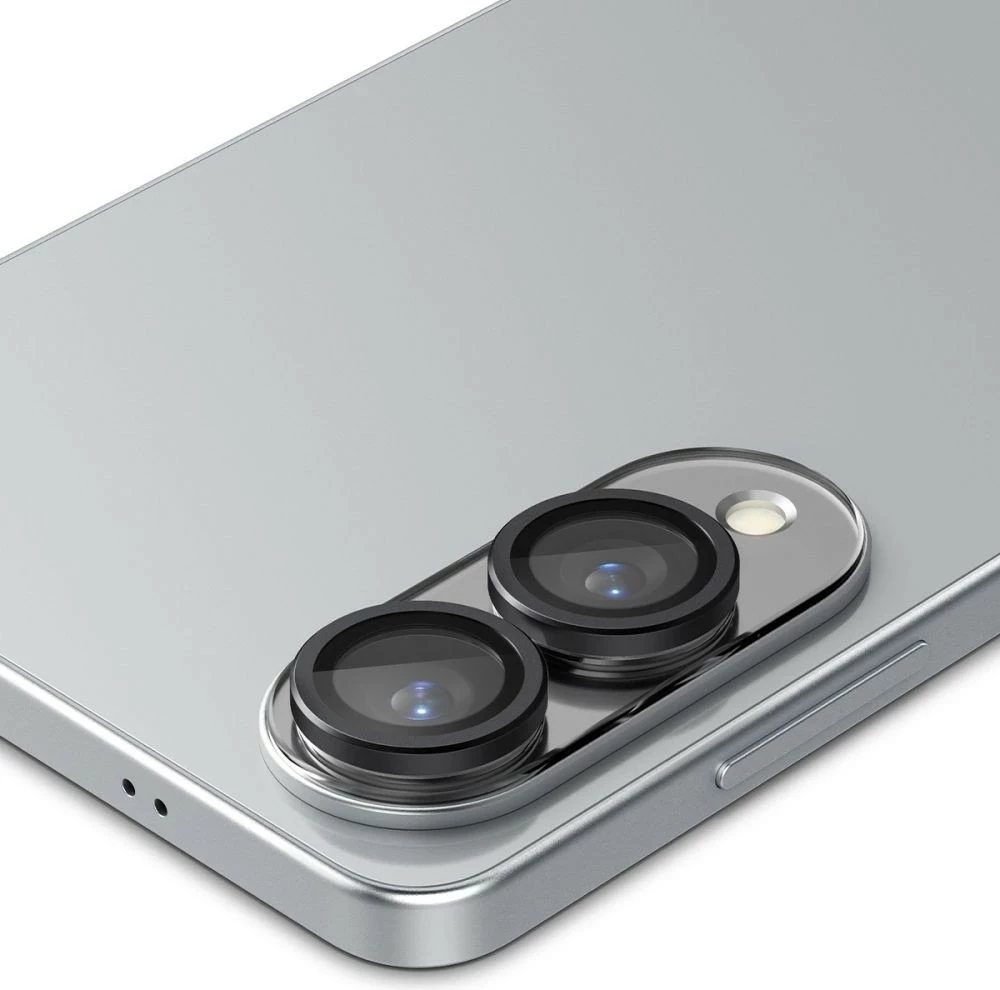 Mbështjellës kamerë Spigen Optik Pro GLAS.TR EZ Fit për Samsung Galaxy S25 Edge, 2 copë, zi