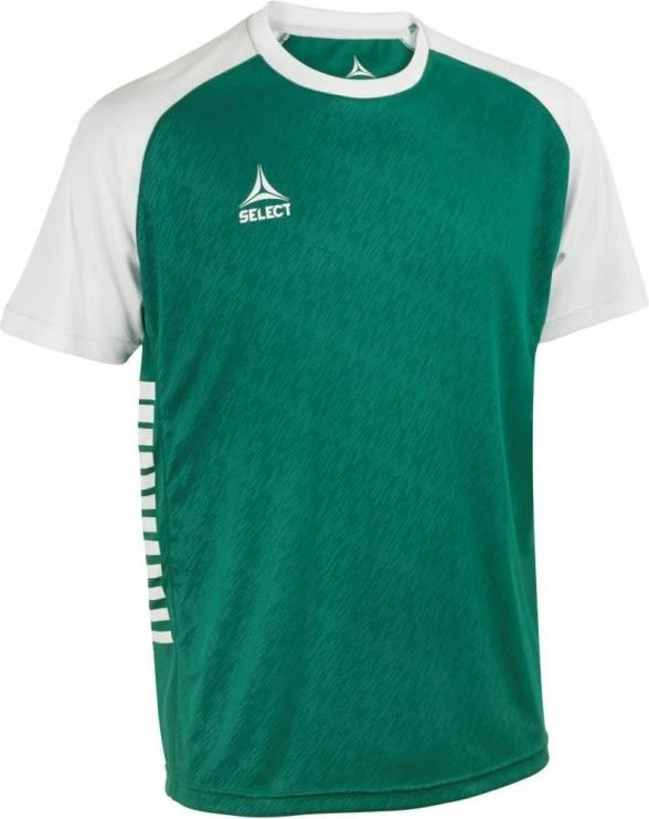 Fanellë futbolli Select për meshkuj, e bardhë dhe e gjelbër