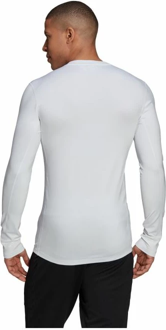 Maicë adidas TechFit Warm për Meshkuj, e Bardhë