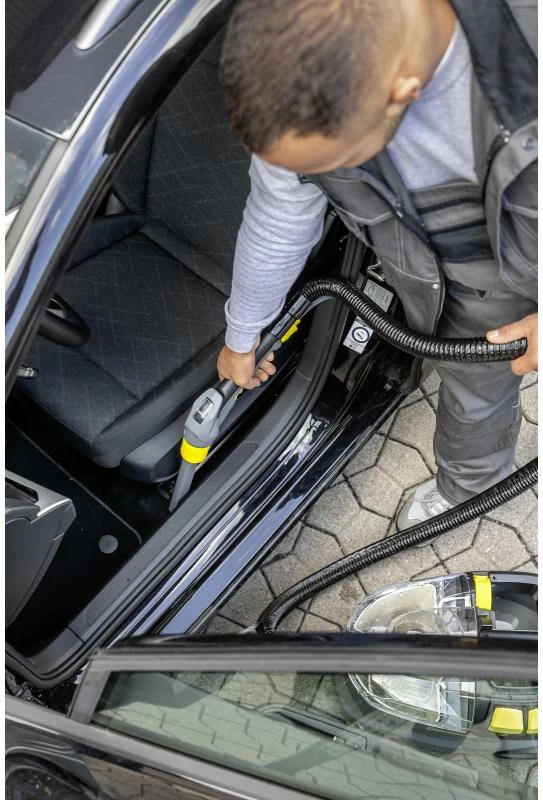 Pastrues tapetesh/tekstili me ekstraksion Kärcher Puzzi 8/1, 100-240 V, gri/verdhë