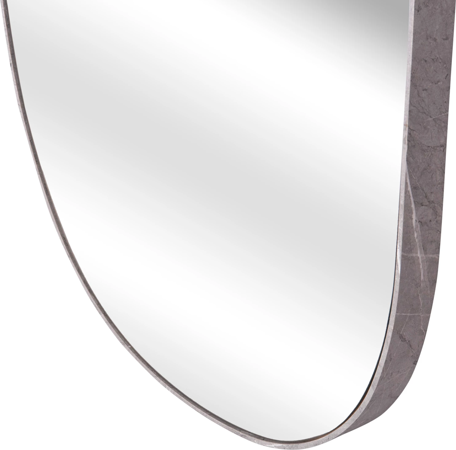 Pasqyrë muri CRITHER FH4486.02 kornizë MDF ngjyrë mermeri gri 49x140 cm.