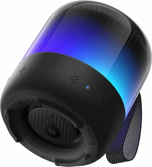 Altoparlant portativ ANKER Soundcore Glow Mini A3136G11, 8W, Bluetooth 5.3, IP67, 12 orë bateri, 360° tingull, RGB ndriçim, zi