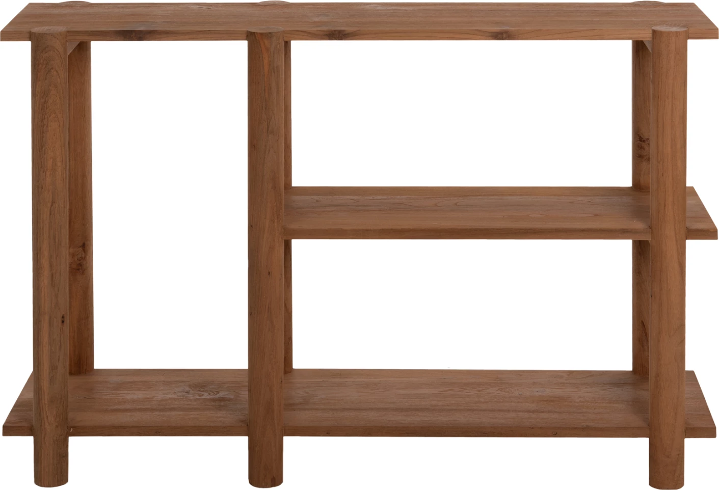 Konsolë KUTAI FH9638 dru TEAK i ricikluar, ngjyrë natyrale rustike, 120x35x80H cm