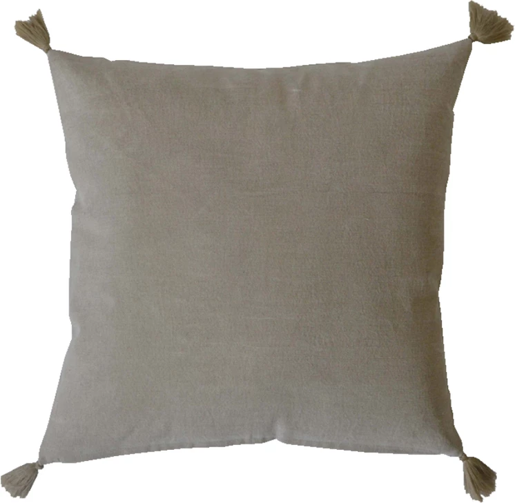 Jastëk dekorativ Sable 8, pambuk, bezhë, 45x45cm