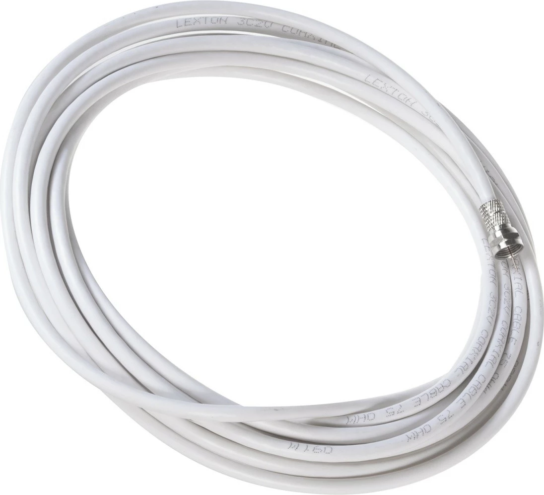 Antenë aktive DVB-T/T2 Maclean MCTV-947, H.265 HEVC, UHF/VHF, 44 dB, kabllo 5 m, e bardhë, set montimi