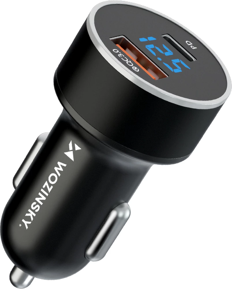 Karikues veture Wozinsky WDCCAC, 36W, 2 porta USB-C/USB-A, i zi