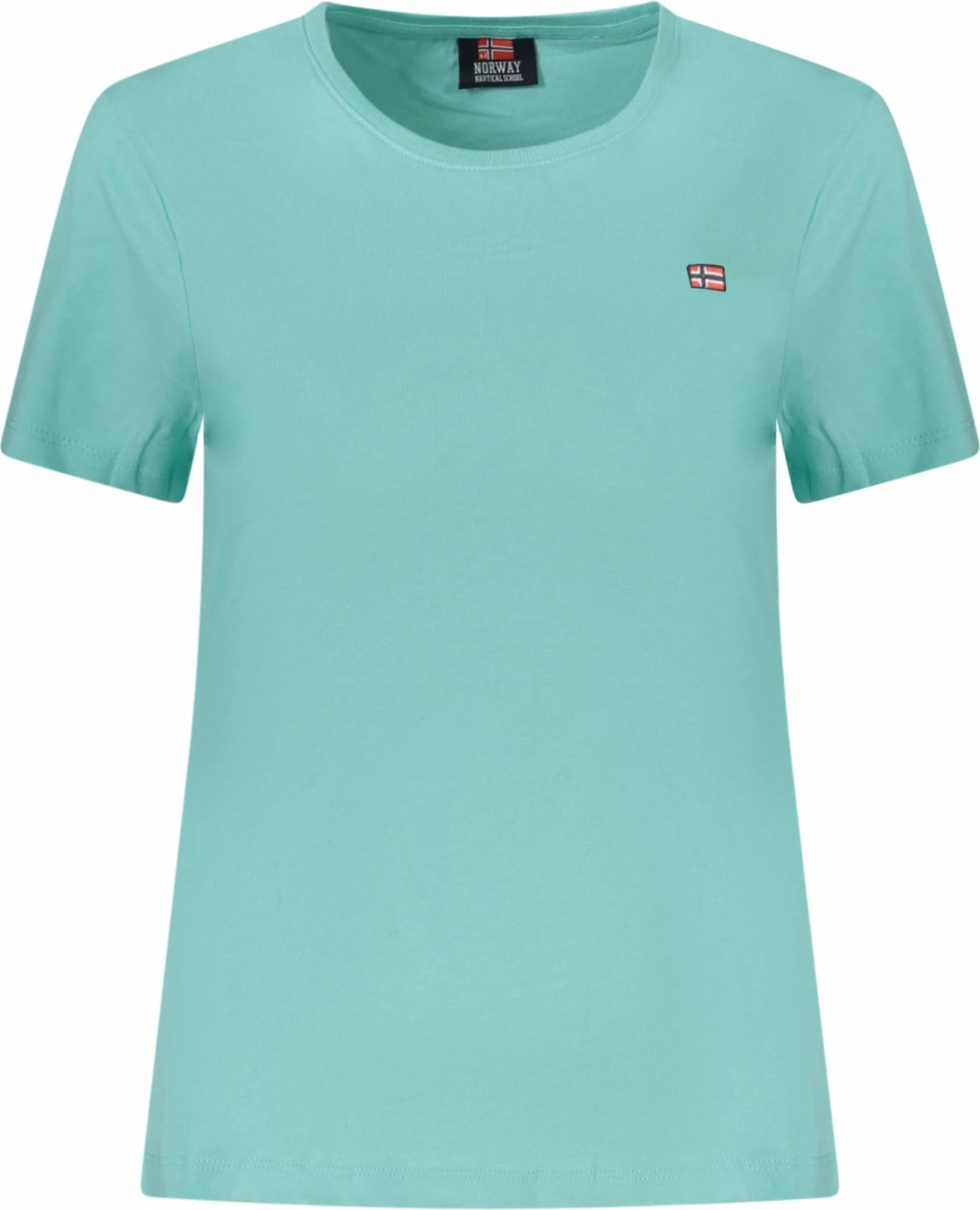 Maicë NORWAY 1963 short sleeve femra, blu e çelët