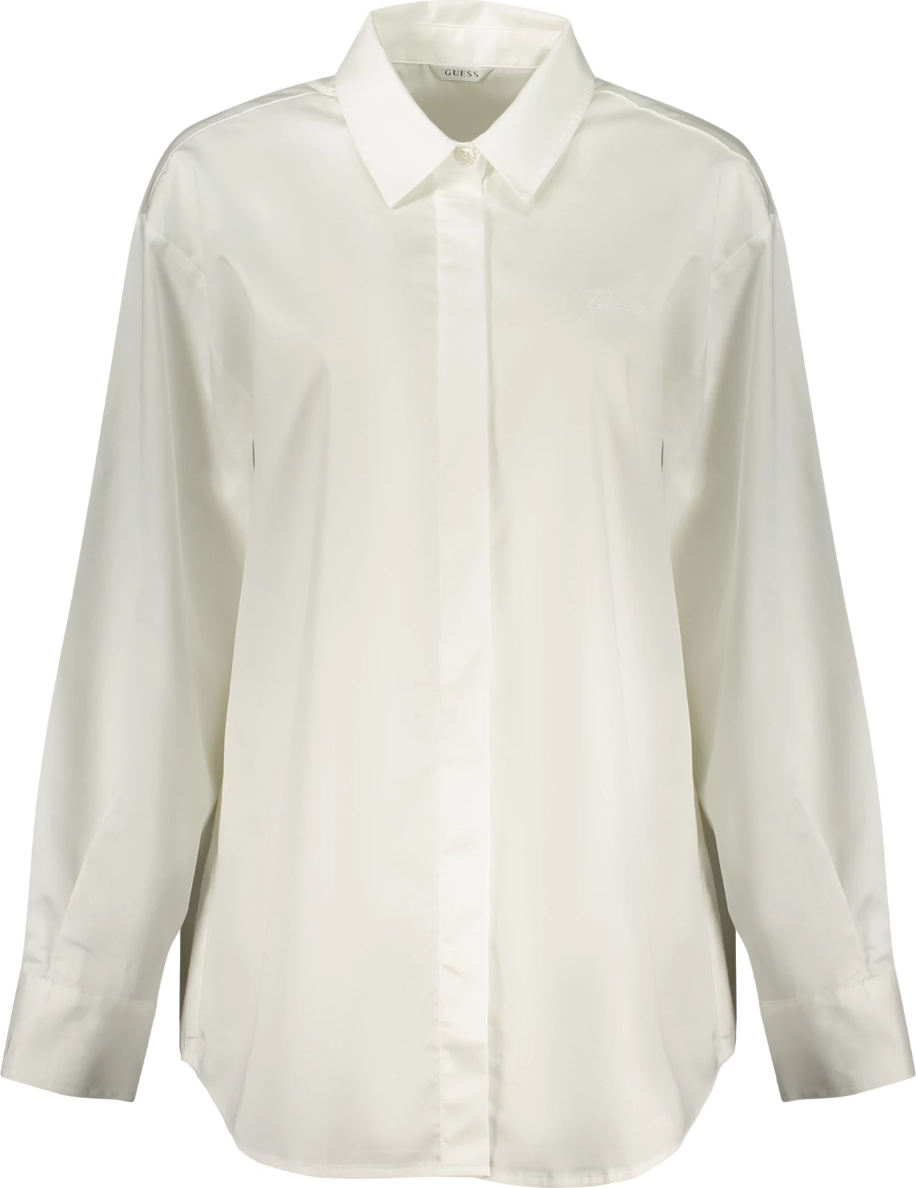 Këmishë GUESS JEANS femra, e bardhë