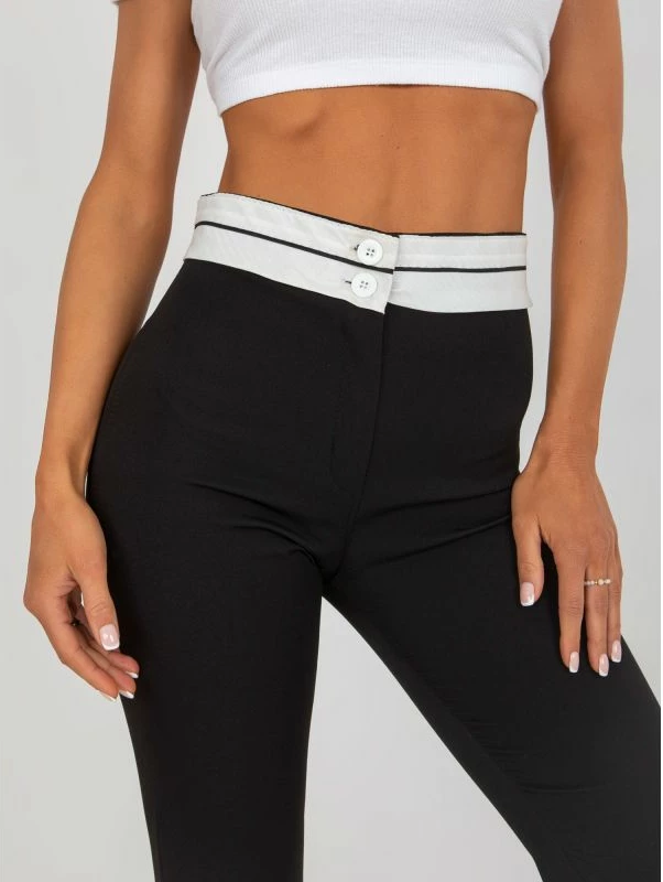 Pantallona të gjera Italy Moda, të zeza