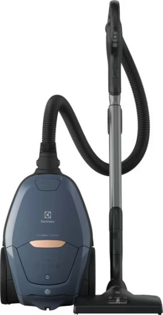 Fshesë me qese Electrolux Pure D8 PD82-8DB SILENCE, 600 W, 3.5 L, HEPA, 57 dB, blu navy