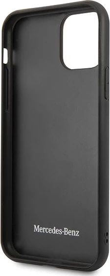 Mbështjellës Mercedes Wood Line Rosewood për iPhone 11 Pro, kafe