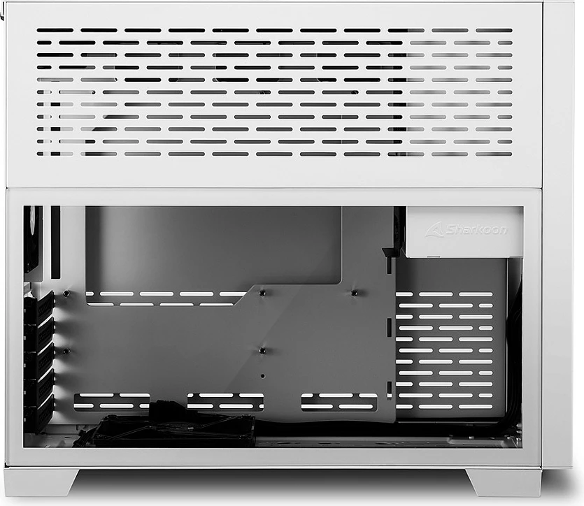 Kasë Sharkoon MS-Z1000, mATX/ITX, 1x xham, e bardhë