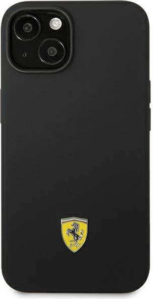 Mbështjellës Ferrari FEHCP14SSIBBK për iPhone 14 6.1", silikon, i zi