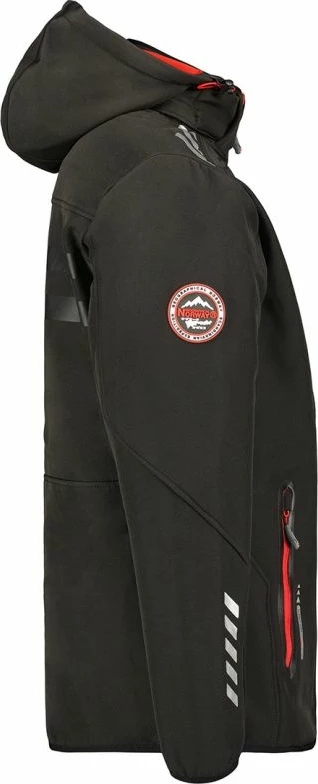 Jakne softshell për meshkuj Geographical Norway, e zezë
