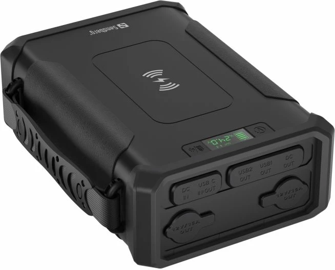 Powerbank stacion karikimi SANDBERG Survivor 420-78 96000mAh / 307Wh 8n1, e zezë, set